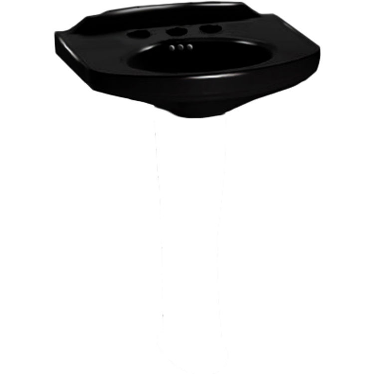 TOTO LT642.8#51 Ebony Dartmouth Pedestal Lavatory, Sink Only