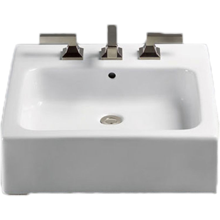 Toto LT645G Cotton White Vessel Lavatory with SanaGloss Single Hole