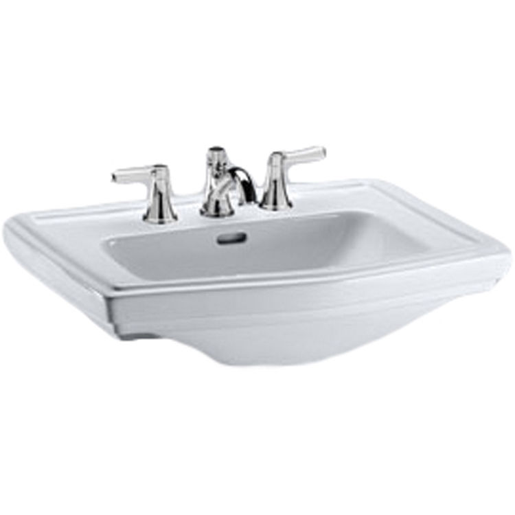 Toto lpt780 Colonial White Clayton Pedestal Lavatory, Sink Only Single Hole