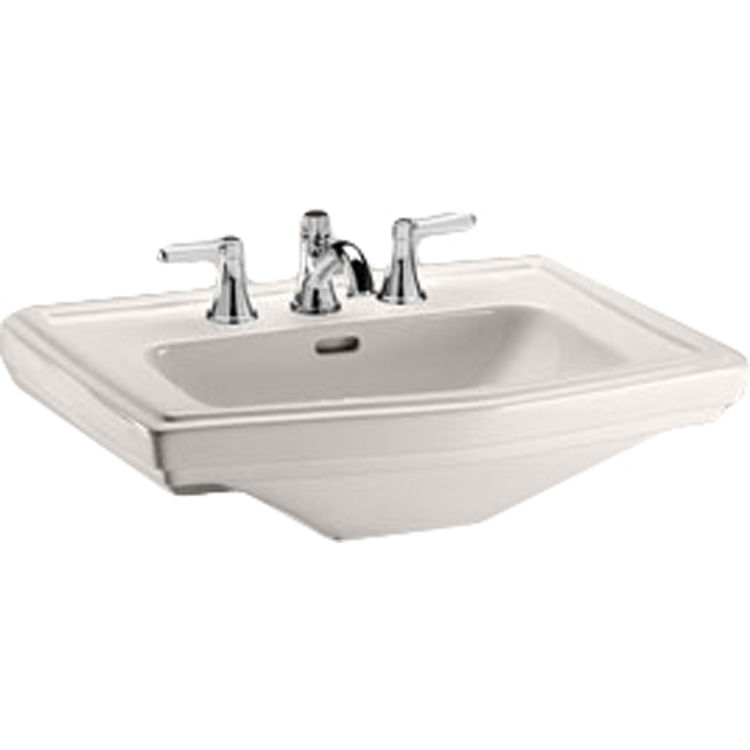 Toto lpt780.4 Bone Clayton Pedestal Lavatory, Sink Only 4" CC