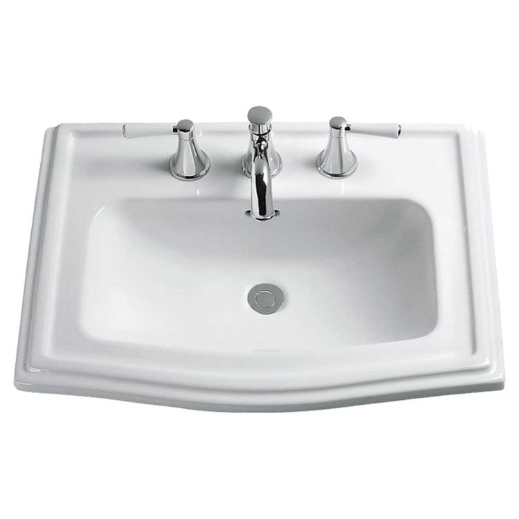 Toto Clayton Self Rimming Lavatory, 4in Centers, ADA, Bone - LT781.4#03