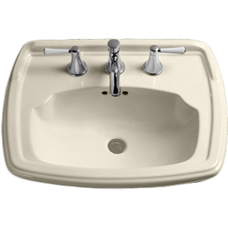 Toto Clayton Self Rimming Lavatory, 8in Centers, ADA, Sedona Beige - LT781.8#12