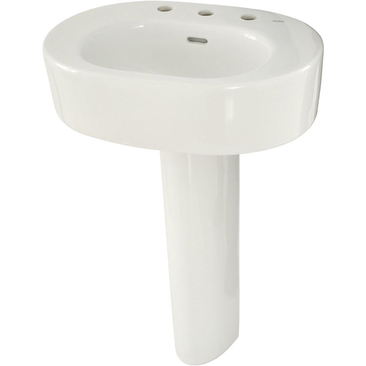 Toto lpt790.8 Sedona Beige Nexus Pedestal Lavatory, Sink Only 8" CC