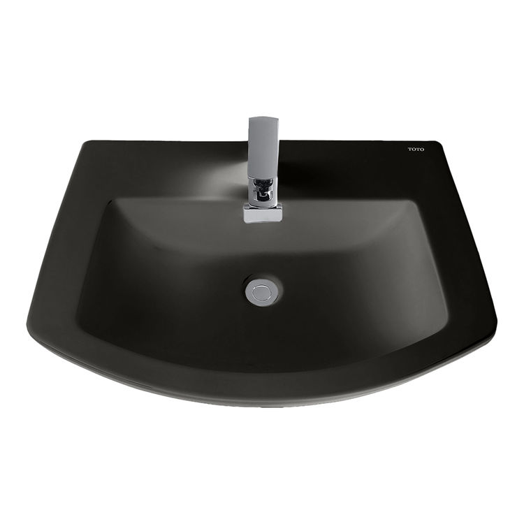 Toto Soiree Self-Rimming Lavatory, Single Hole, ADA, Ebony - LT963#51
