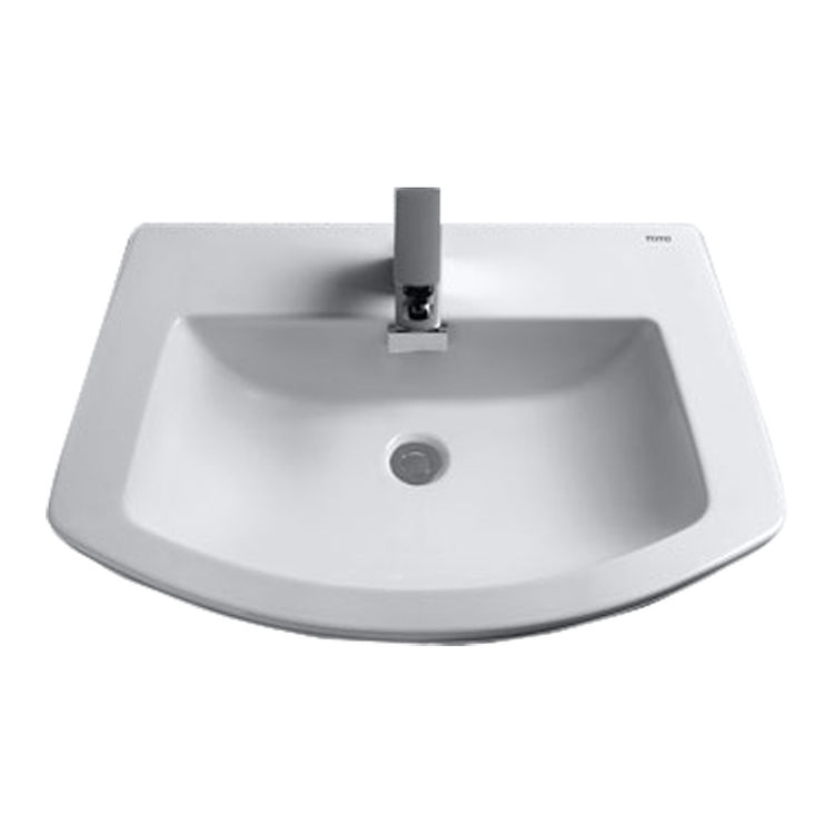 Toto Soiree Self-Rimming Lavatory, 8in Centers, ADA, Colonial White - LT963.8#11