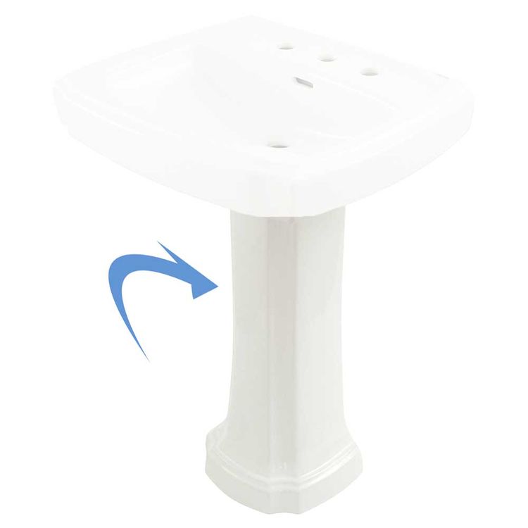 TOTO PT970#12 Guinevere Sink Pedestal Only - Sedona Beige