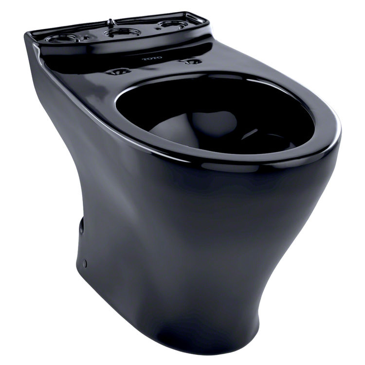Toto AquiaUniversal Height Elongated Skirted Toilet Bowl, Ebony - CT412F#51