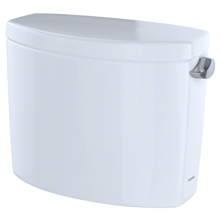 TOTO Drake II and Vespin II, 1.28 GPF Toilet Tank with Right-Hand Trip Lever, Cotton White - ST454ER#01