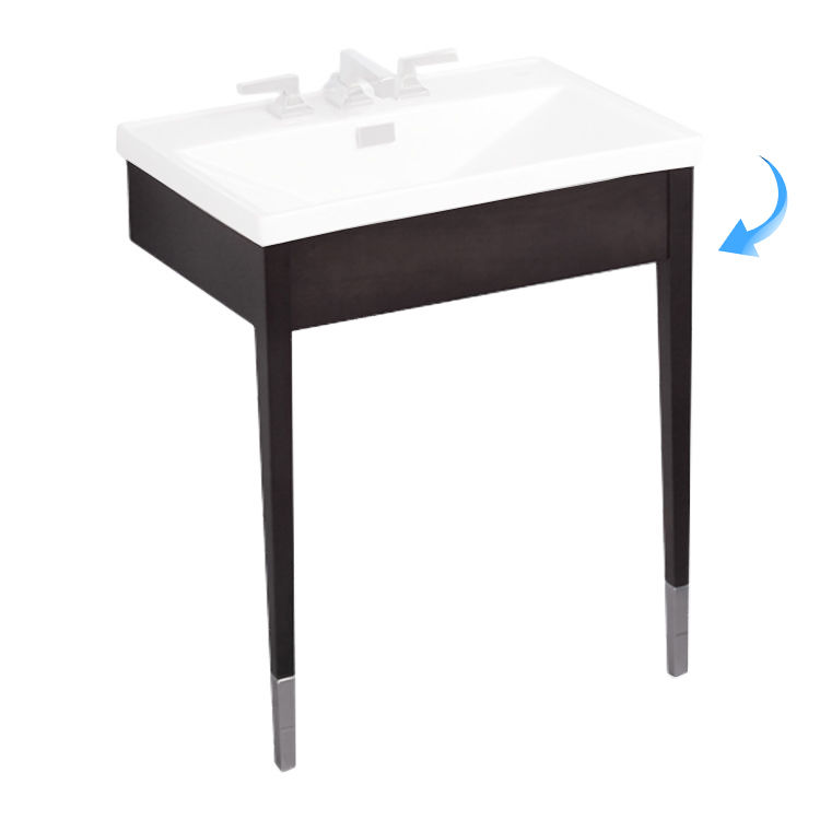 Toto F930WCP Polished Chrome Lloyd Wood Lavatory Console