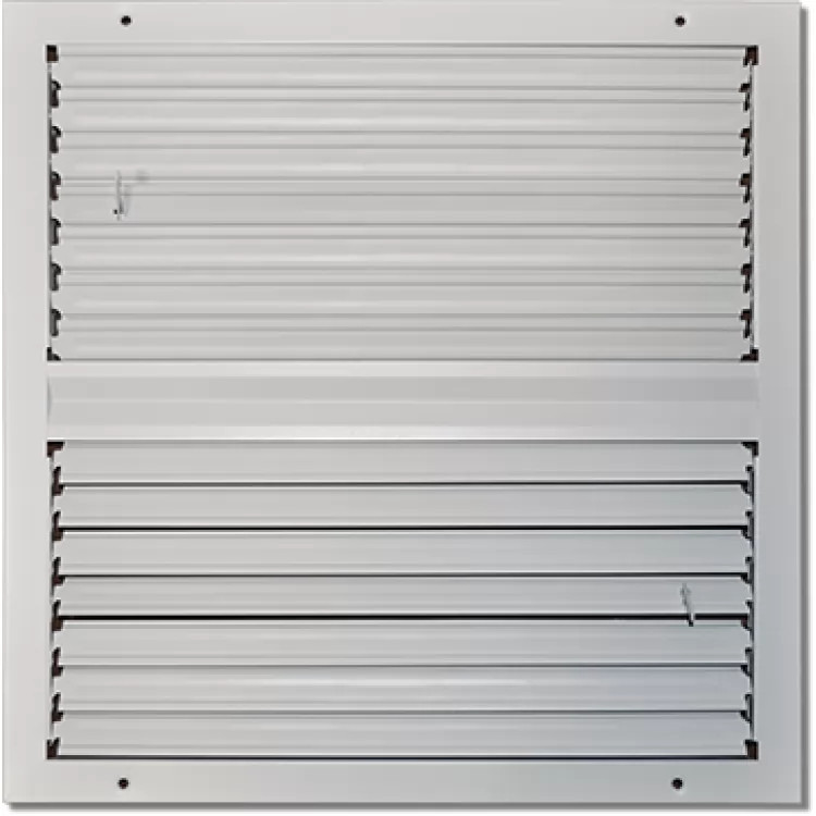 Shoemaker 450-6X6 High-Velocity Multi-Louver Flush Diffuser - Soft White 