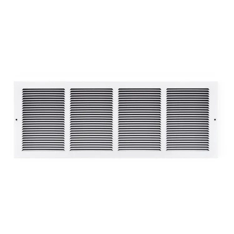 14" x 6" Baseboard Return Air Grille w/ 1/3" Spacing, Driftwood Tan - Shoemaker 1133-14X6B