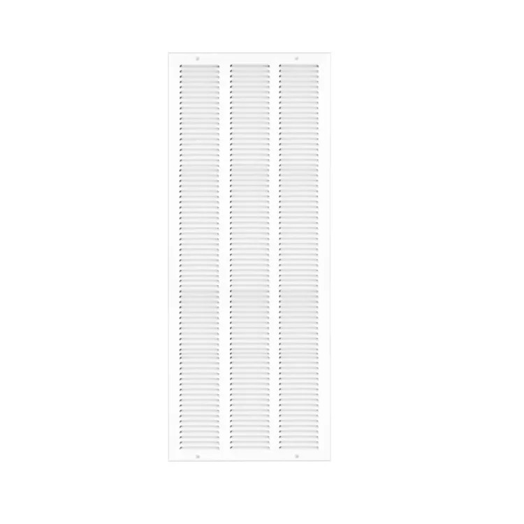 Shoemaker 14" x 22" Return Air Grille with 1/2" Spacing, White - 1050-14X22