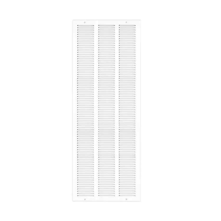 Shoemaker 14" x 24" Return Air Grille with 1/2" Spacing, White - 1050-14X24