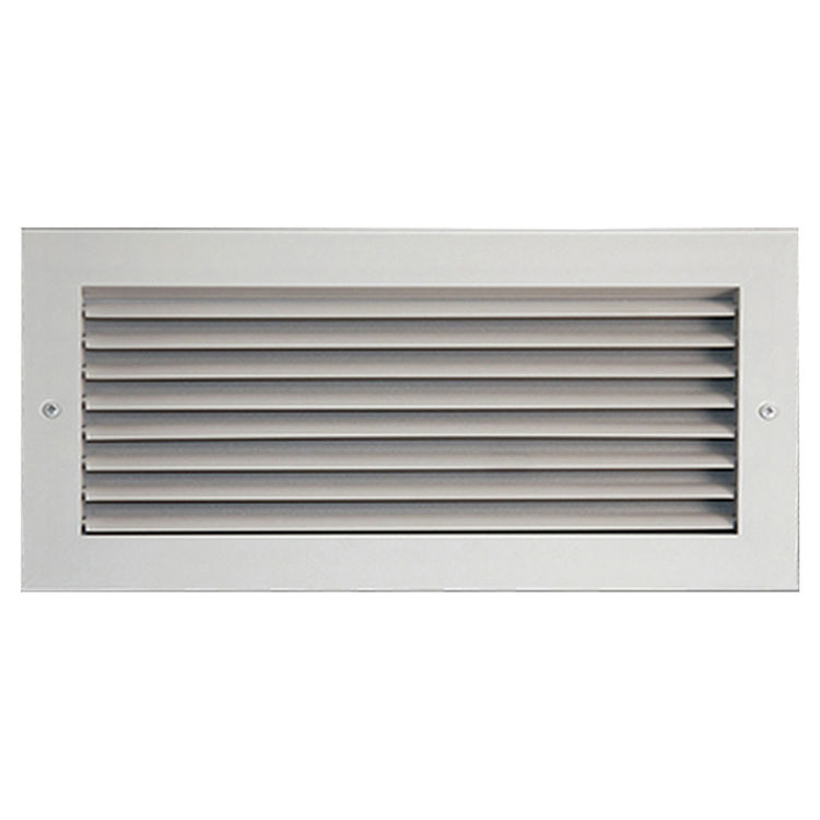 8x4 White Vent Cover (Stamped Steel One Piece Frame) - Shoemaker 935 Series