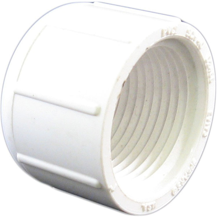 1" Schedule 40 PVC Threaded Cap