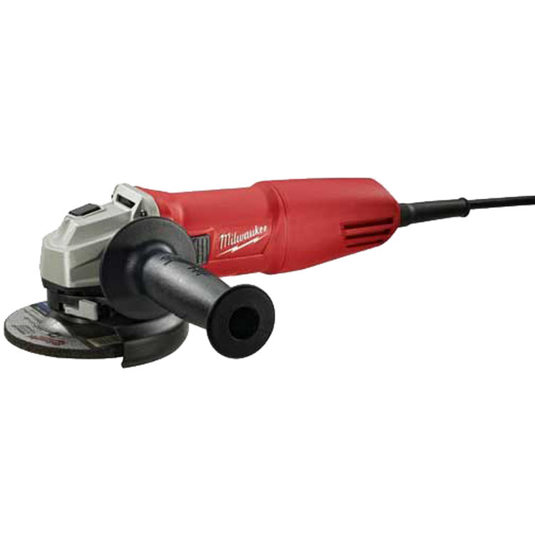 Milwaukee 6130-33 Small Corded Angle Grinder, 120 VAC/VDC, 7 A, 750 W, 11000 rpm, 5/8-11 Shank