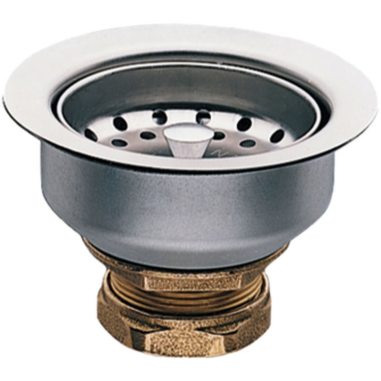 Moen 22036 Stainless Steel Kitchen Sink Strainer w/ Drain Assembly, 3-1/2"