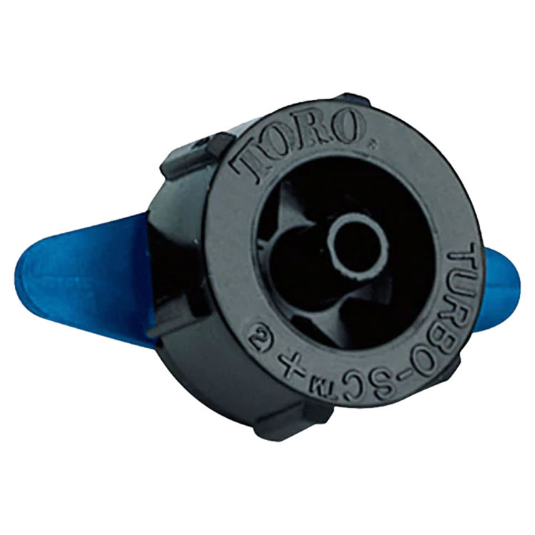 Toro T-DPJ02-A-BLUE Pressure Compensating Emitter - 1/4" Male Thread
