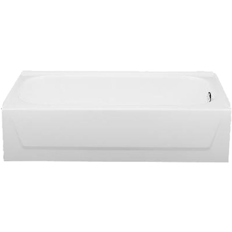 CRANE 2724100 SAN MARCOS 60"x30" ENAMEL STEEL BATH TUB RIGHT WHITE