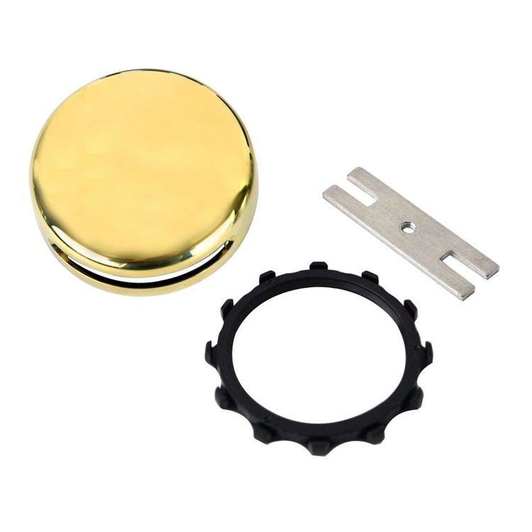 Watco Innovator Polished Brass Overflow Plate Kit - 18009-PB