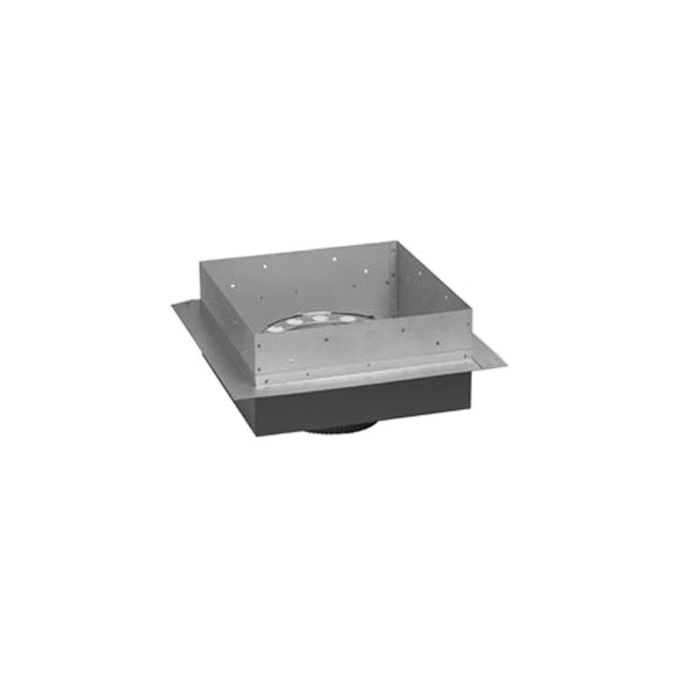 Metal Fab 7TGCSP 7" Temp/Guard 2100 Chimney Galvanized Painted Ceiling Support