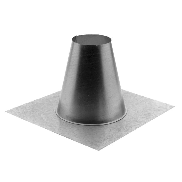 DuraVent 5GVFF Type B Gas Vent 5-Inch Tall Cone Flat Flashing
