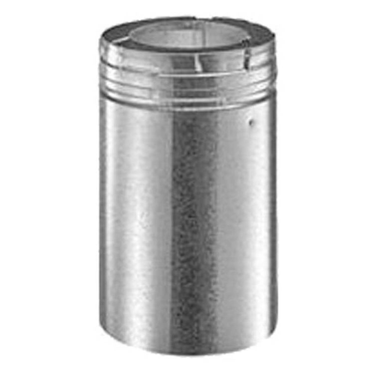 DuraVent 46DVA-08A DirectVent Pro 4" Double-Wall Pipe Extension, 8-1/2" - Galvanized (6-5/8" O.D.)
