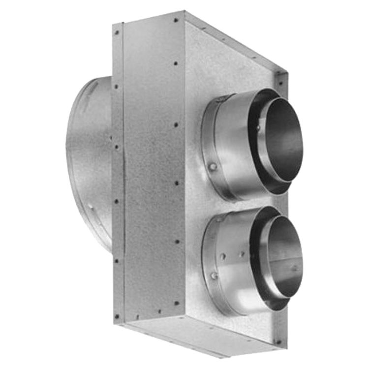 DuraVent 46DVA-VCL DirectVent Pro 4" Co-Axial to Co-Linear Vermont Castings Appliance Connector for 6-5/8" O.D. Vent