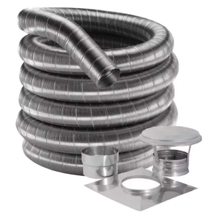 DuraVent 8DF304-25K DuraFlex 304 Basic Kit, 8" x 25'