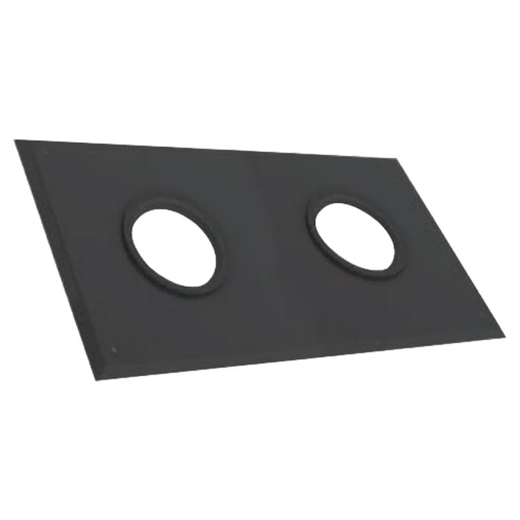 DuraVent 4PPS-WPT PolyPro 3-Inch Wall Plate, Black