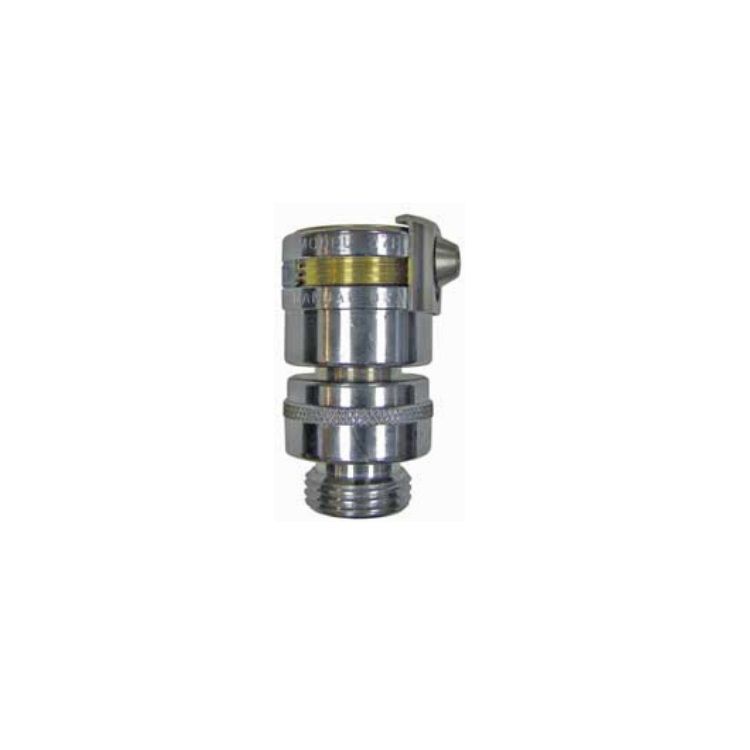 Woodford 37HD2-CH NIDEL Double-Check Backflow Preventer w/ Stop Collar & Screw, Add-On 3/4" Hose Thread, Chrome