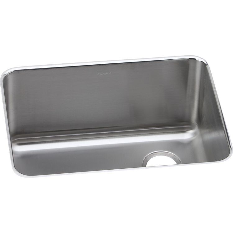 Elkay ELUH231710R Lustertone Classic 25-1/2" x 19-1/4" x 10" Undermount Sink w/ Right Drain, Stainless