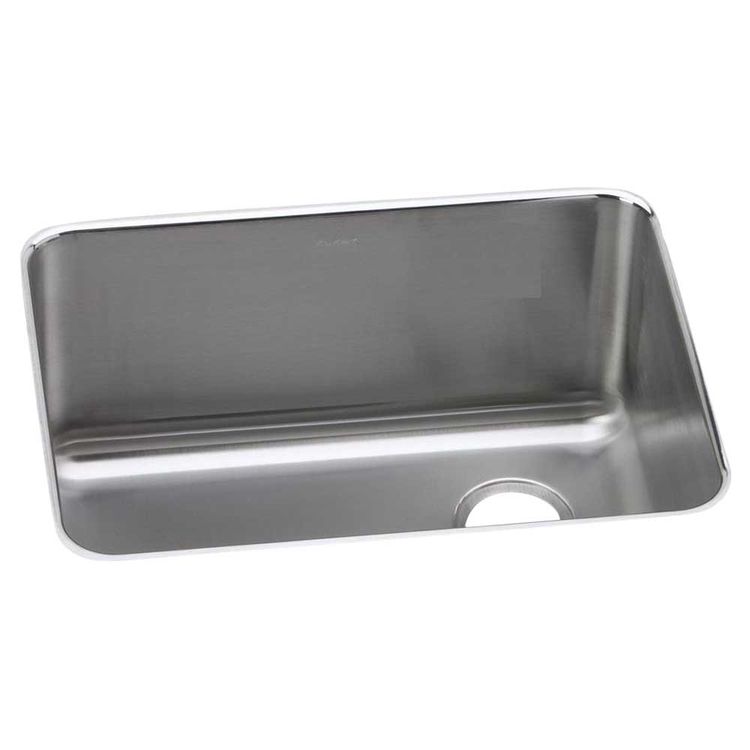 Elkay ELUH231712R Lustertone Classic 25-1/2" x 19-1/4" x 12" Undermount Sink w/ Right Drain, Stainless