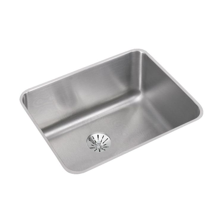 Elkay ELUH211510PD Lustertone Classic 23-1/2" x 18-1/4" x 10" Undermount Sink w/ Perfect Drain, Stainless
