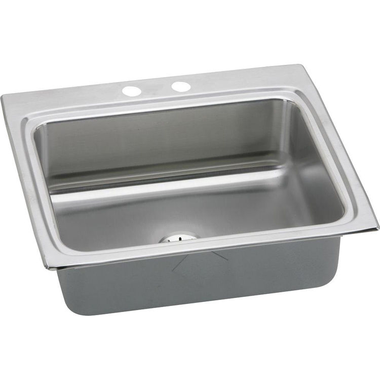 Elkay LR2522PD2 Gourmet Stainless Steel Single Bowl Sink Package