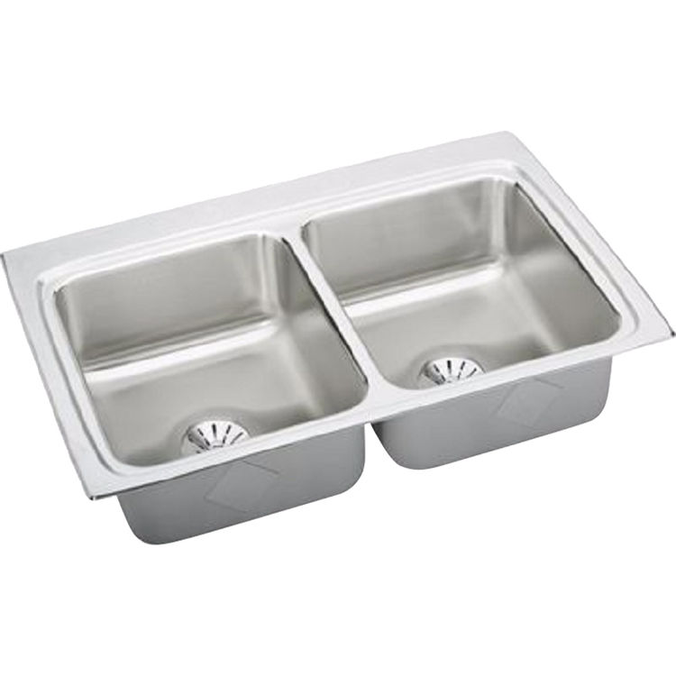 Elkay LR3322EK2 Gourmet Double Bowl Kitchen Sink
