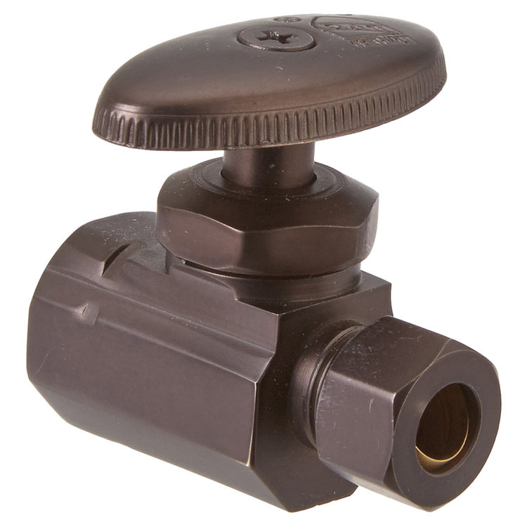 Jones Stephens S4314RB Straight Stop Valve, Oil-Rubbed Bronze
