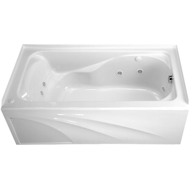American Standard 2776.118WC.020 Cadet 5'X32" Whirlpool Right Hand Outlet, White