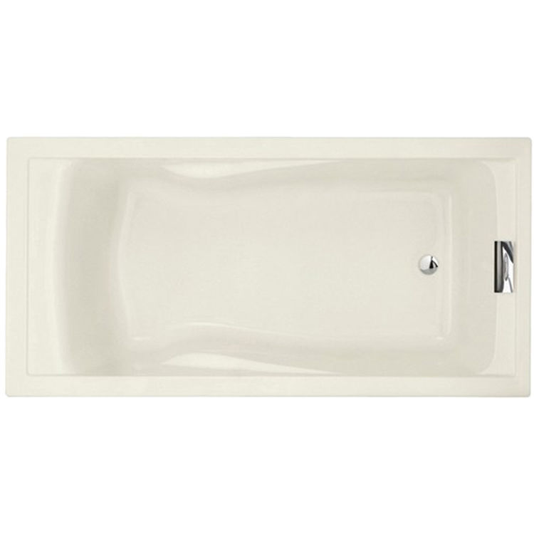 American Standard 7236. V002. 222 Arctic Linen Evolution Deep Soak Tub