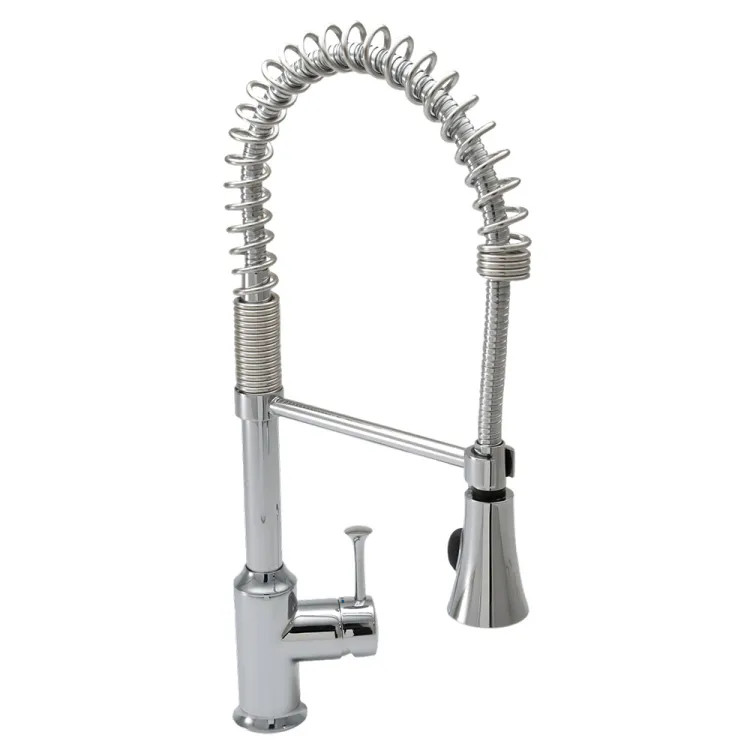 American Standard Pekoe Single Handle Semi-Pro Pull-Down Kitchen Faucet, 1.5 GPM, ADA, Polished Chrome, Solid Brass - 4332.350.002
