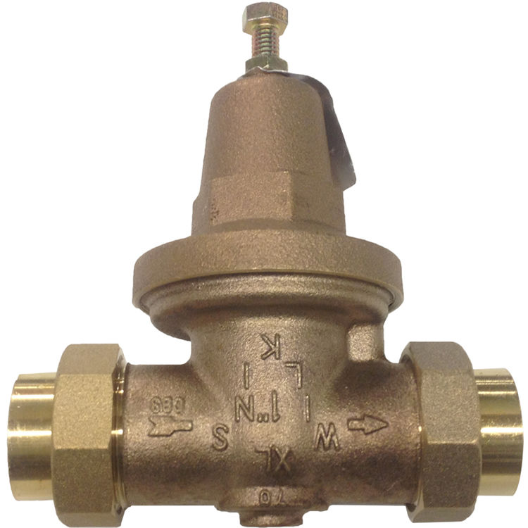 Wilkins 70Xldu 3/4" Pressure Reducing Valve Double Union