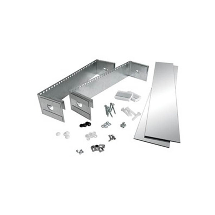 Jensen Surface Mount Kit for 24in x 4in Bath Cabinets, Galvanized Steel Mounting Bracket - 760024