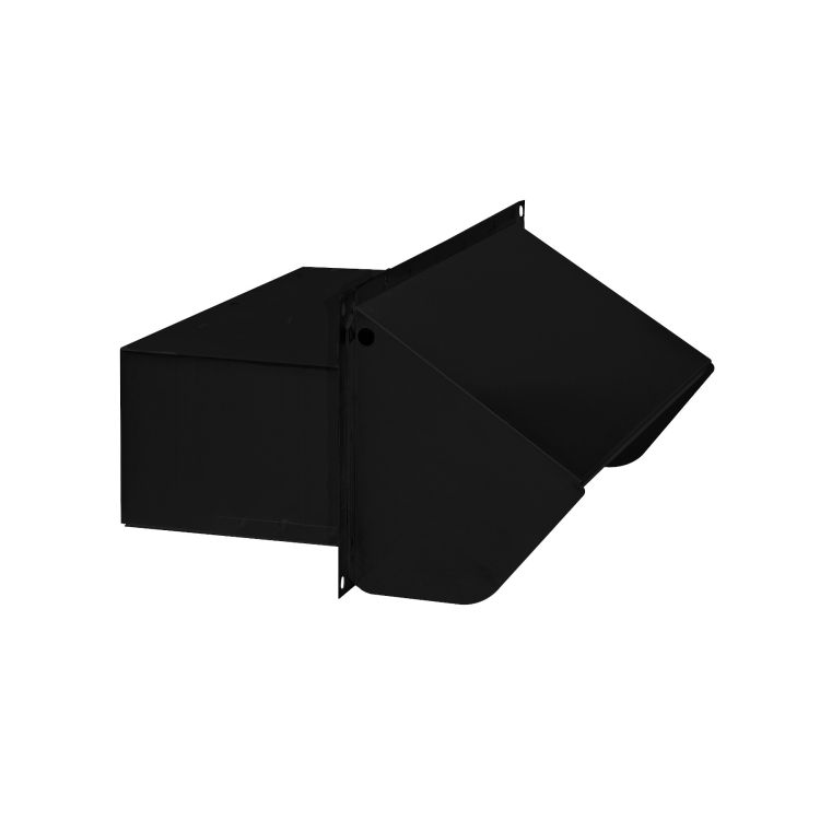 Broan-NuTone 3-1/4-Inch x 10-Inch Duct Steel Wall Cap, Black - 639
