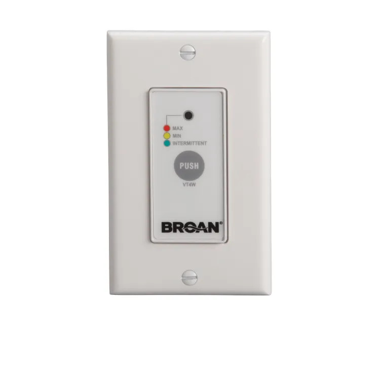 Broan-NuTone Wall Control with Low/High/Intermittent Variations - VT4W