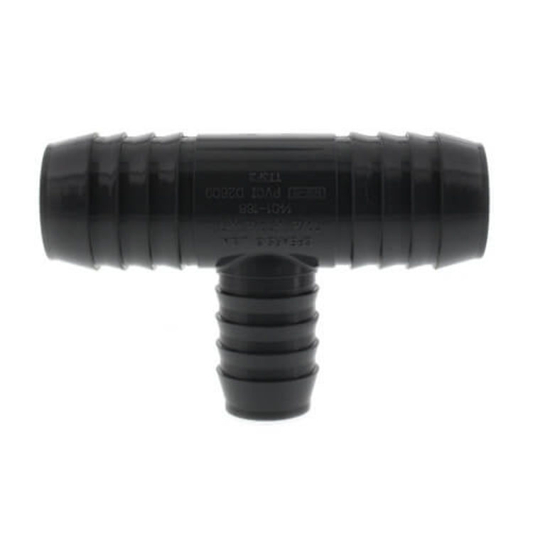 PETT1141141 1-1/4"x1-1/4"x1" POLY INSERT TEE 