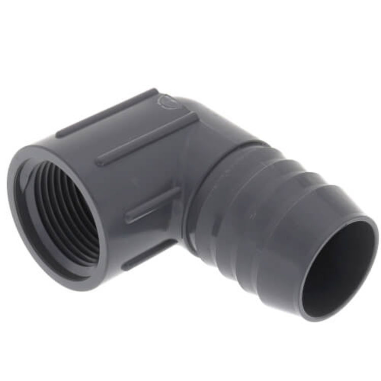 Poly Pipe Insert Elbow 1-1/4" x1", PETL1141