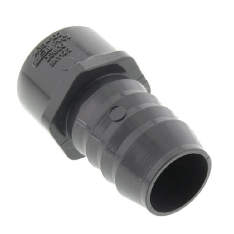 PETFE134 1"x3/4" POLY INSERT FEMALE ADAPTER FIPxBARB