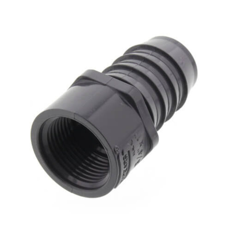 PETFE341 3/4"x1" POLY INSERT FEMALE ADAPTER FIPxBARB