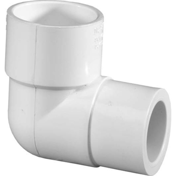 PVCL3412 3/4"x1/2" Schedule 40 PVC 90 Degree Elbow 406-101