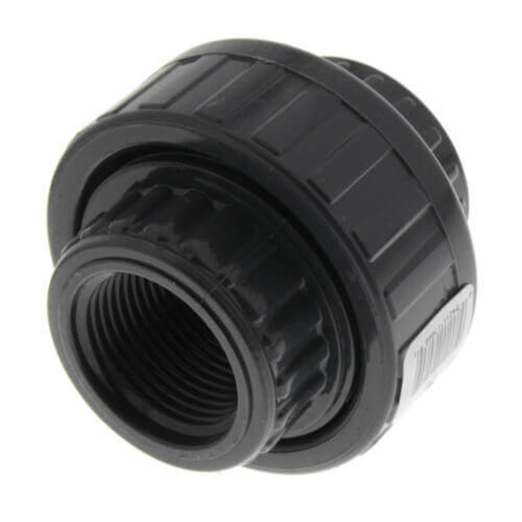 3" Schedule 80 PVC Union, Threaded Connection